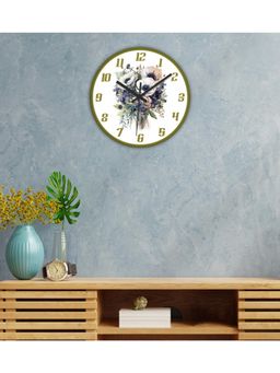 Olive Tree - Multi-Color Floral Wall Clock