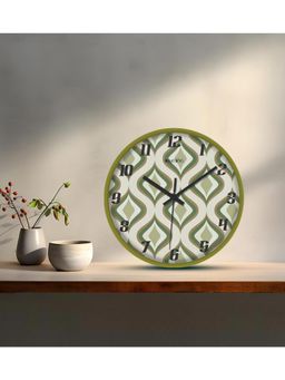 Olive Tree - Multi-Color Floral Wall Clock