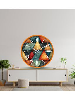 Olive Tree - Multi-Color Abstract Wall Clock