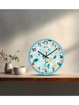Olive Tree - Blue Printed Wall Clock