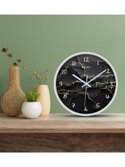 Olive Tree - Black Printed Wall Clock