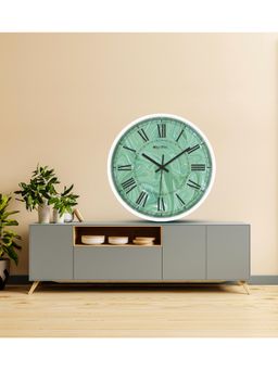 Olive Tree - Green Printed Wall Clock