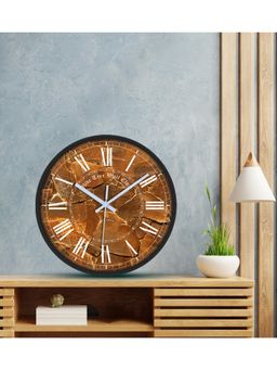 Olive Tree - Brown Printed Wall Clock
