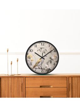 Olive Tree - Grey Nature Wall Clock