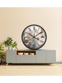 Olive Tree - Grey Nature Wall Clock