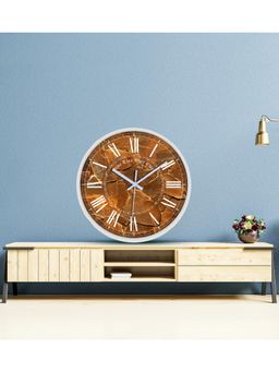 Olive Tree - Brown Printed Wall Clock