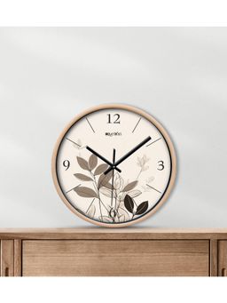 Olive Tree - Beige Nature Wall Clock