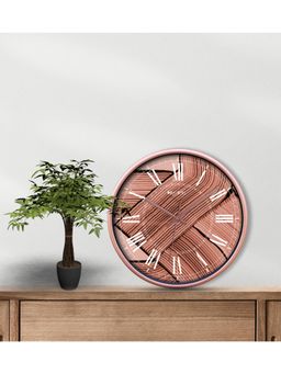 Olive Tree - Brown Printed Wall Clock