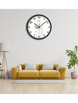 Olive Tree - White Floral Wall Clock