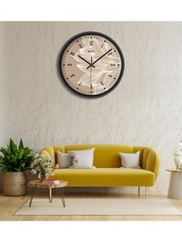Olive Tree - Beige Floral Wall Clock