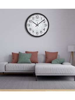 Olive Tree - White Floral Wall Clock