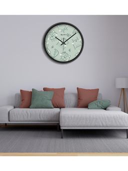 Olive Tree - Green Printed Wall Clock