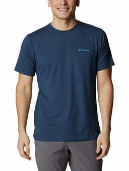 Columbia - Mens Navy Omni-Wick Tech Trail Graphic Tshirt