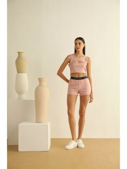 PRIMAL GRAY - Dusky Pink Organic Cotton Sporty Co-Ord (Set of 2)