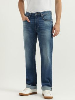 United Colors of Benetton - Blue Solid Straight Fit Jeans
