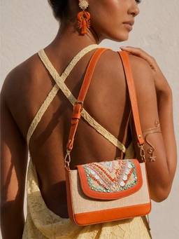 Fizzy Goblet - Multi-Color Lucky Orange Sling Bag