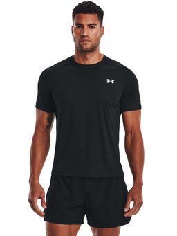 Under Armour - Men Black Cool Switch Run Half Sleeves T-shirt