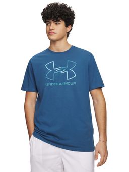 Under Armour - Men Blue Foundation Half Sleeves T-shirt