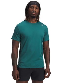 Under Armour - Men Green Halo Vent Half Sleeves T-shirt