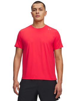 Under Armour - Men Red Velocity Pro Half Sleeves T-shirt