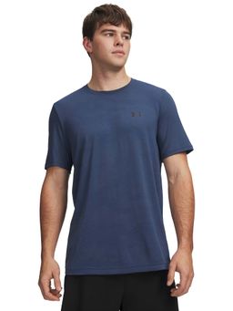 Under Armour - Men Navy Blue Vanish Elite Half Sleeves T-shirt