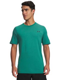 Under Armour - Men Green Vanish Elite Half Sleeves T-shirt