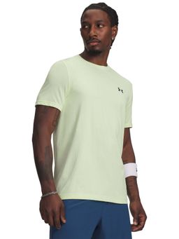 Under Armour - Men Green Vanish Elite Half Sleeves T-shirt