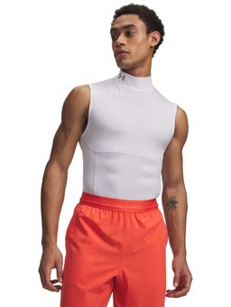 Under Armour - Men White Heat Gear Elite Sleeveless Tank