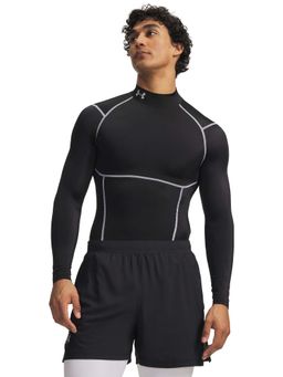 Under Armour - Men Black Heat Gear Elite Compression Full Sleeves T-shirt