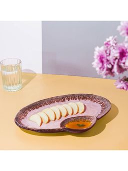 Amalfiee Ceramics - Exclusive Sarvottam Chip And Dip Platter