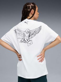 Puma - Hoops X Harry Potter Womens Oversized Basketball T-Shirt White