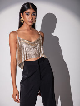 RSVP by Nykaa Fashion - Nikhil Thampi Light Gold A Warm Sunshine Top