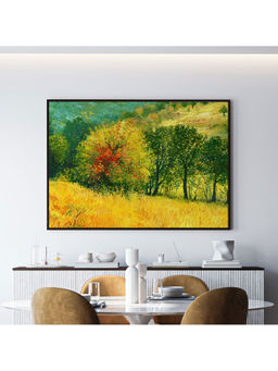 ARTCREST - The Old Pear Large Painting Black Box Framed Canvas Wall Art