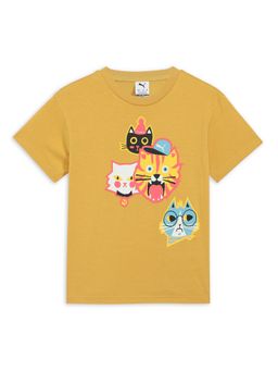Puma - Moody Cat Kids Relaxed Fit Cotton T-shirt
