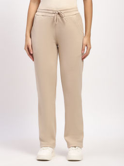 Global Republic - Women Beige Polyester Solid Regular Fit Lower