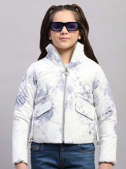 Monte Carlo - Purple Nylon Blended Regular Puffer Jacket