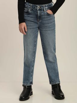 VERO MODA - Blue Cotton Relaxed Jeans