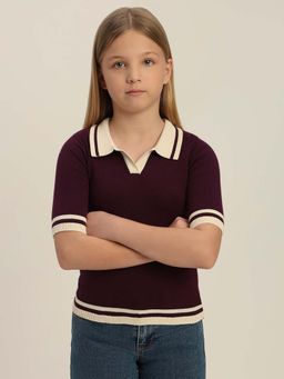 VERO MODA - Purple Cotton Regular Sweater