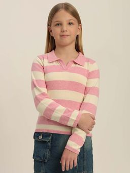 VERO MODA - Pink Cotton Regular Sweater