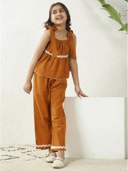 Bugandbees - Brown Adjustable Co-Ord Set