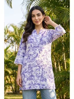 W - Floral Printed Straight Tunic