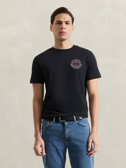 GANT - Men Black Printed T-Shirt