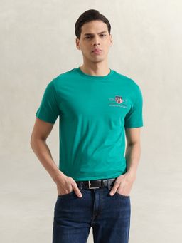 GANT - Men'S Green Printed T-Shirt