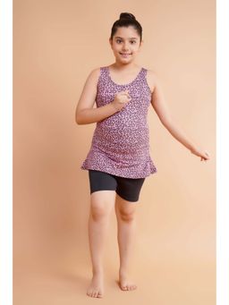 Keepfit - Kids Girls Animal Printed top with boy Shorts
