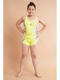 Keepfit - Kids Girls Sleeveless Swimsuit with V-shaped back - good support