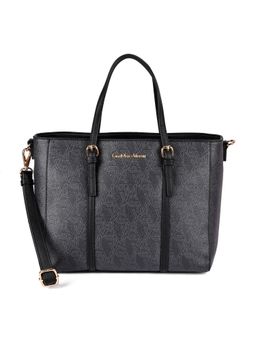 GIAN MARCO VENTURI - Echelon Black Soft One Size Shopping Bag