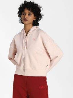 Puma - Her Full-Zip Women Pink Jacket