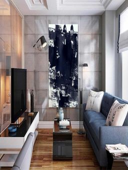 The Art House - Minimal Abstract Painting For Wall Decor Print