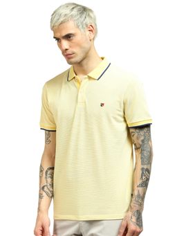 Jack & Jones - Yellow Polo Neck T-shirt