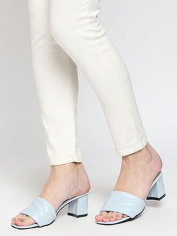 Twenty Dresses by Nykaa Fashion - Blue In My Own World Heels